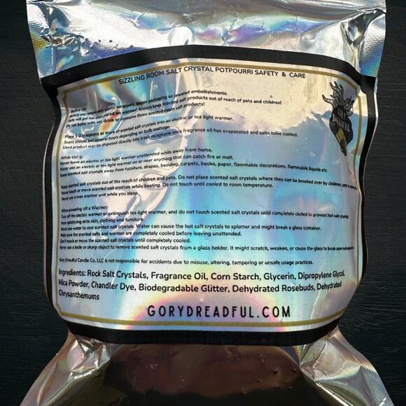 Brazilian Zom Zom Sizzling Room Salt: Caramel Pistachio Vanilla Sandalwood Scent - Picture 9 of 11